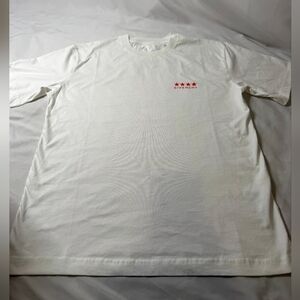 Givenchy White Tee with Red Stars